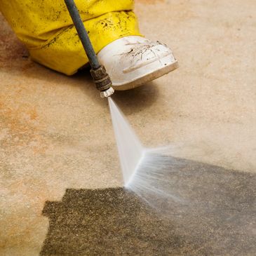 Getting your concrete pressure washed improves company image and gives customers a safer experience.