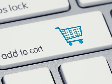 Shopping cart checkout button