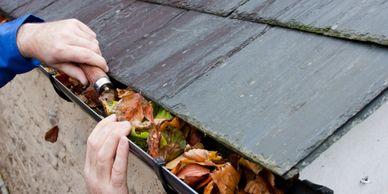 Proper maintenance by keeping your gutters clean.