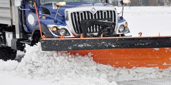 Commercial snow plowing company in Maryland