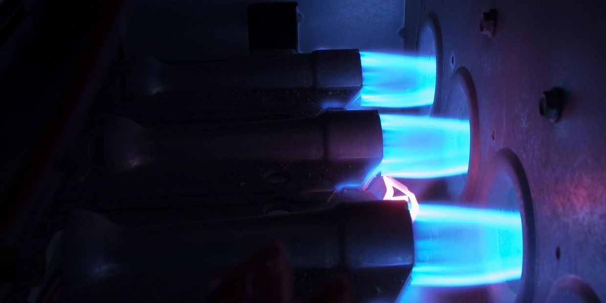 Image showing gas flames. Bonded Mechanical