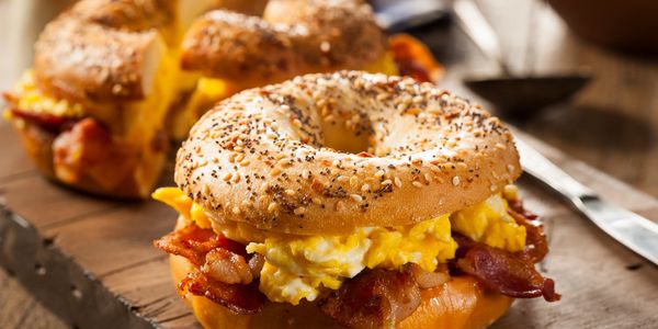 Sioux Falls Catering Egg And Bacon Bagels