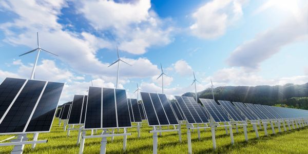 production d'électricité photovoltaïque et éolienne