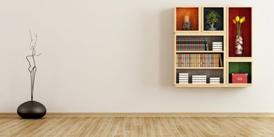 Book Handyman for Shelves Installations. 
