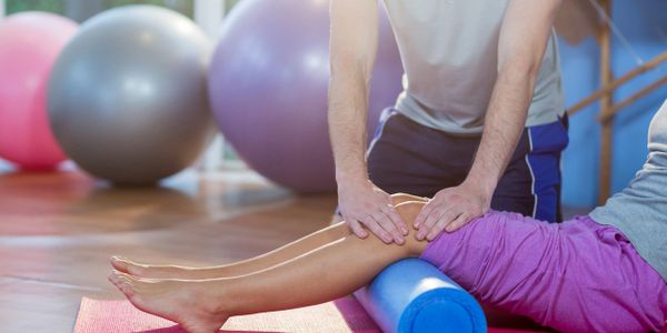 Physical therapy to aid in recovery of an injured knee