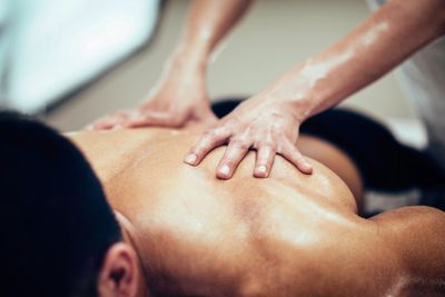 Deep tissue massage for sports and remedial relaxation