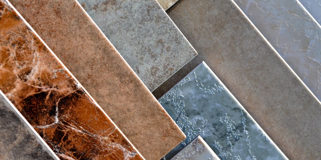 Variety of tile flooring