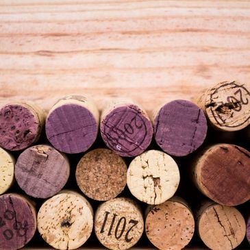 Corks of Oregon wine vintages