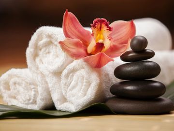 Spa pedicure and manicure with a 30 minutes relaxation massage.