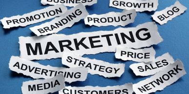 Marketing, branding, advertorial, promotion, words, selling.