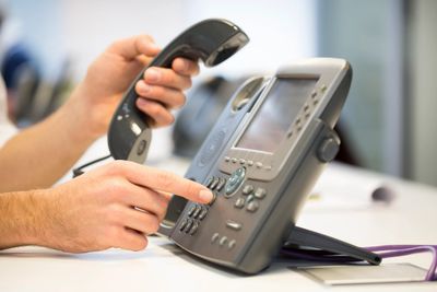 voip telephone in office