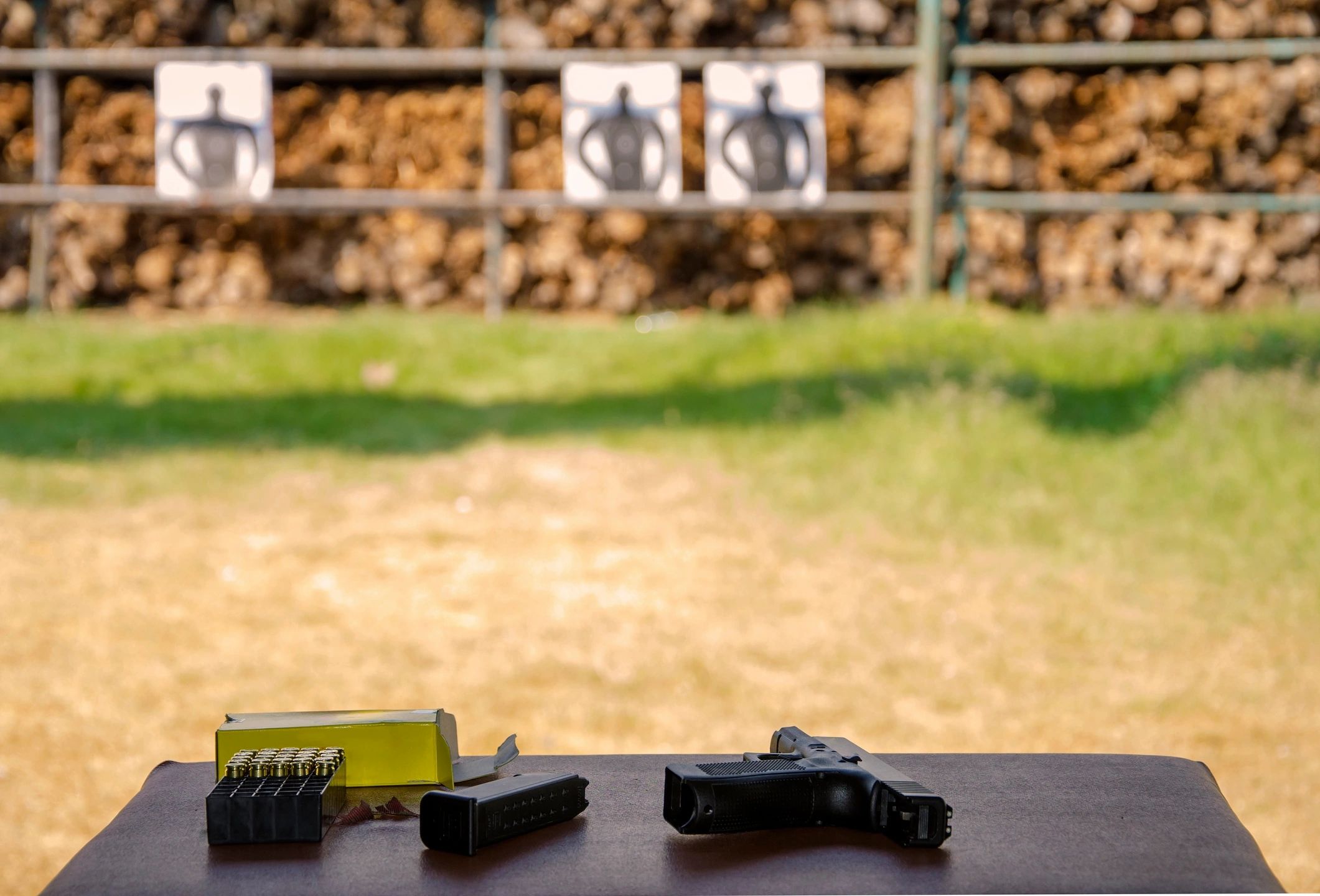 Training at Shooting Range