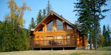 cabin at lakeside