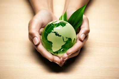 Image of green earth, representing green cleaning - Joanne & Co., LLC Cleaning Service - Dayton, OH