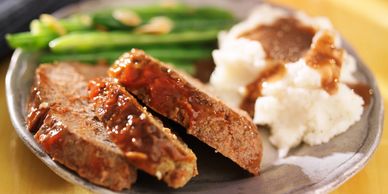 Meatloaf made with Double R Grassfed Ground Beef is a family favorite.