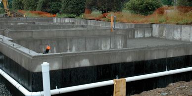 Concrete Walls and Concrete Foundation - Basement