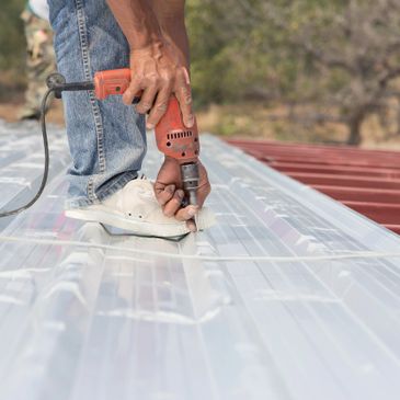 Metal roofing being installed in Stuart, FL