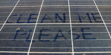 Dirty Solar Panel