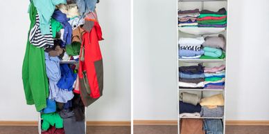 purging decluttering organizing 