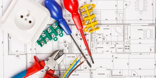 Tools and instruments that are used by expert electricians