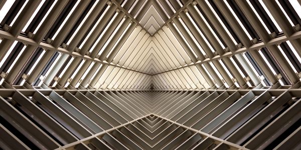 infinite view of roofing trusses illustrating depth of etek online capabilites
