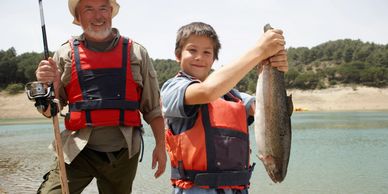pa and grandson fishing winners