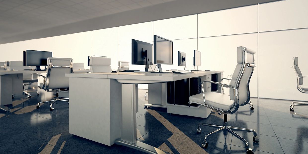 Clean office symbolizing the work of Aomega Cleaning,
Commercial cleaning of offices in miami