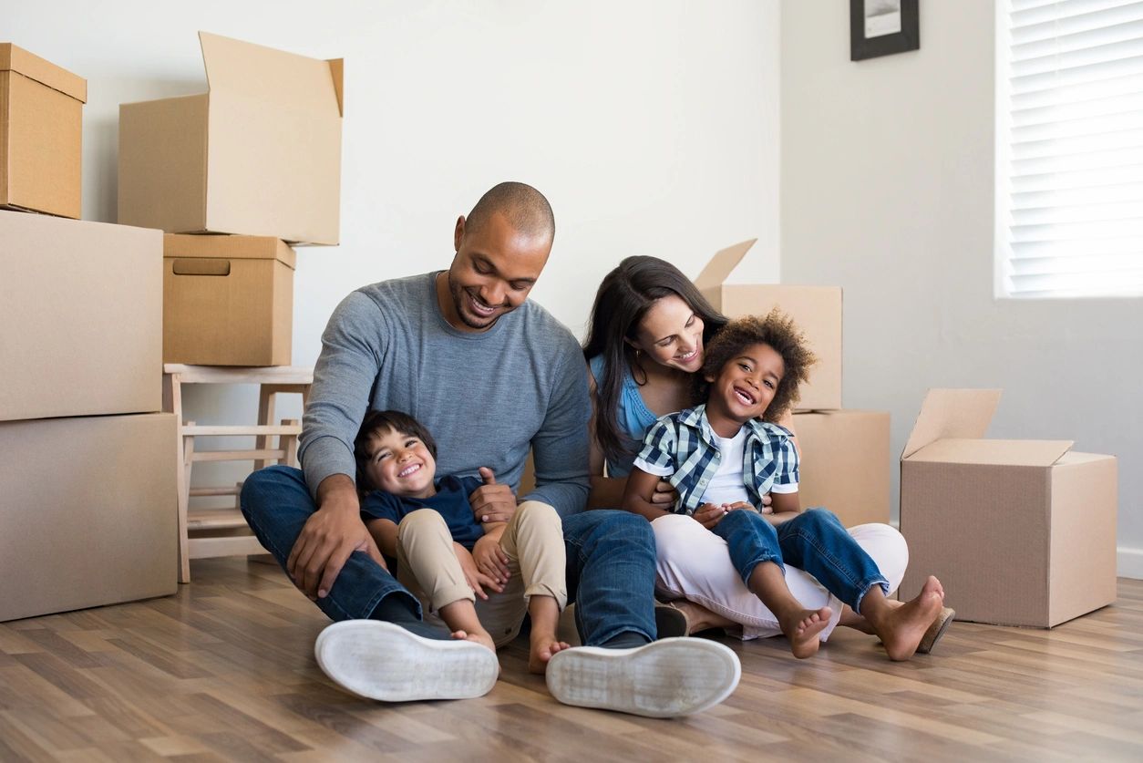 This stock image model family obviously likes their new home. We think you will too!