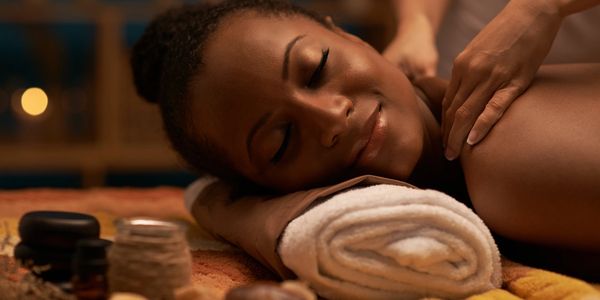 Swedish relaxation massage with hot stones