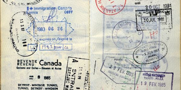 passport stamps experience travel background destinations places vacations planning