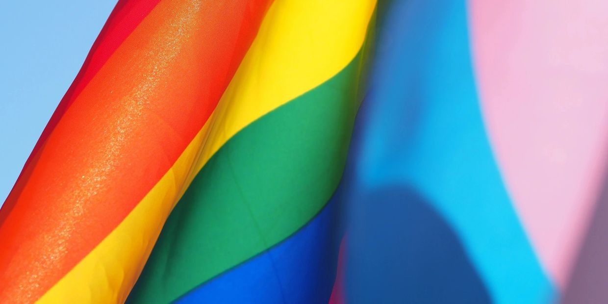lgbtq flag for gay and lesbian folks