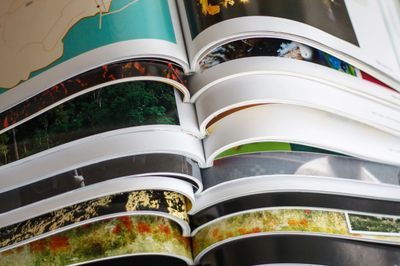 Offset printing of booklets with some images