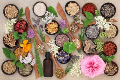 Try herbs in different ways: fresh, dried, powdered, & extracted oils.