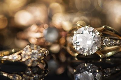 Selection of diamond rings