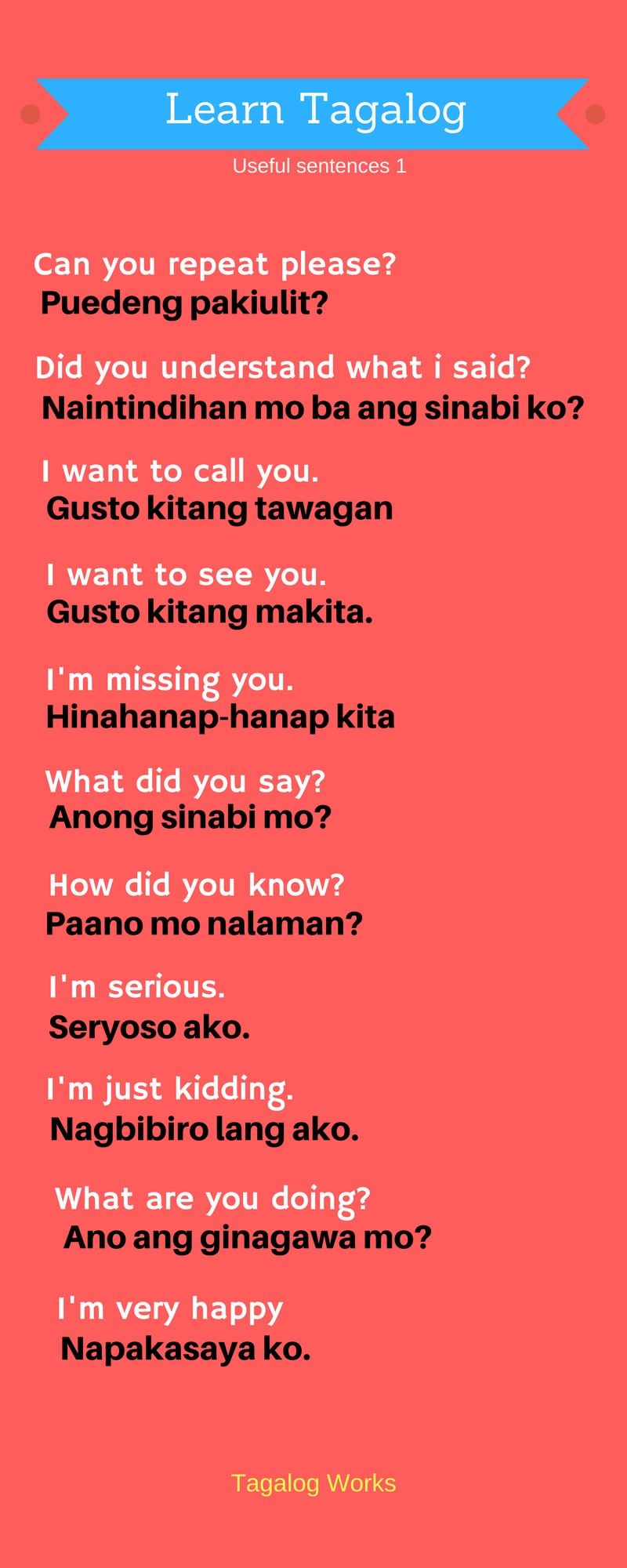 Sentences In Filipino Easy Tagalog Sentences at Eugene Mash blog