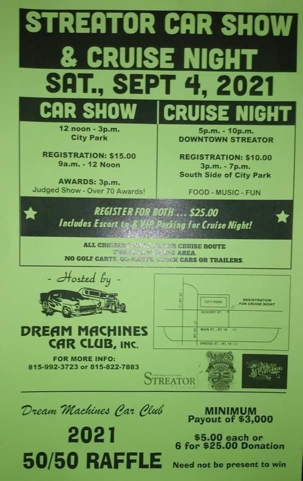 streator cruise night schedule