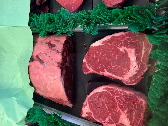butcher blocks meat