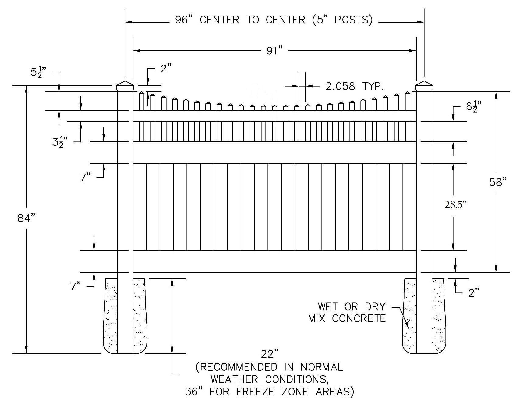 Types of Vinyl Fencing
