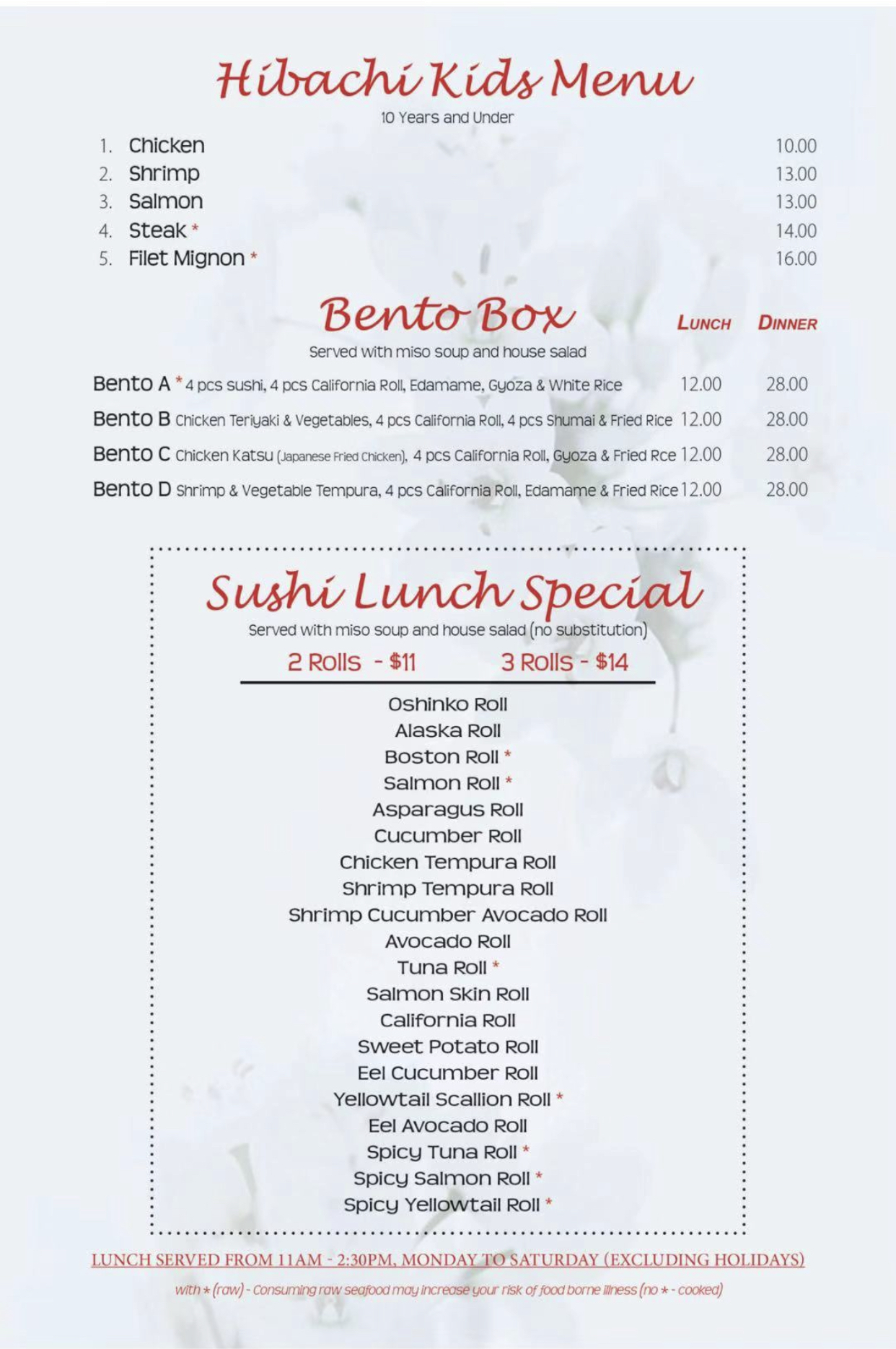 Masa Hibachi Steakhouse Sushi Japanese Sushi Masa Hibachi Steakhouse Sushi Japanese Sushi