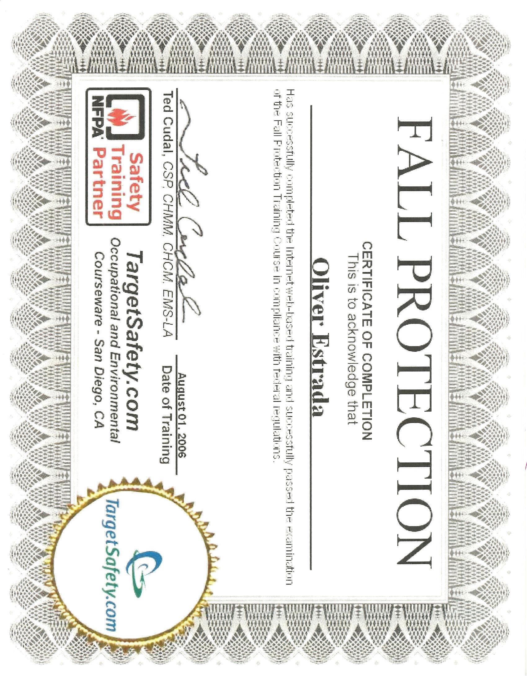 Certifications Go Green Professional Service