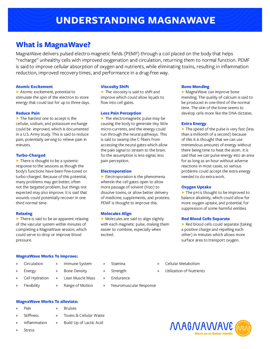 Magna Wave Practitioner Notes.pdf Enhance Healing with Pulse Electro Magnetic Field Therapy
