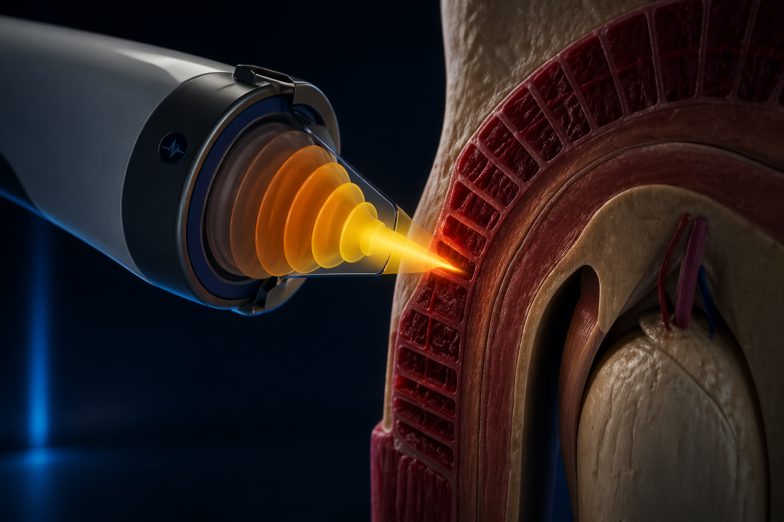 OrthoWave regenerative therapy treatment illustration