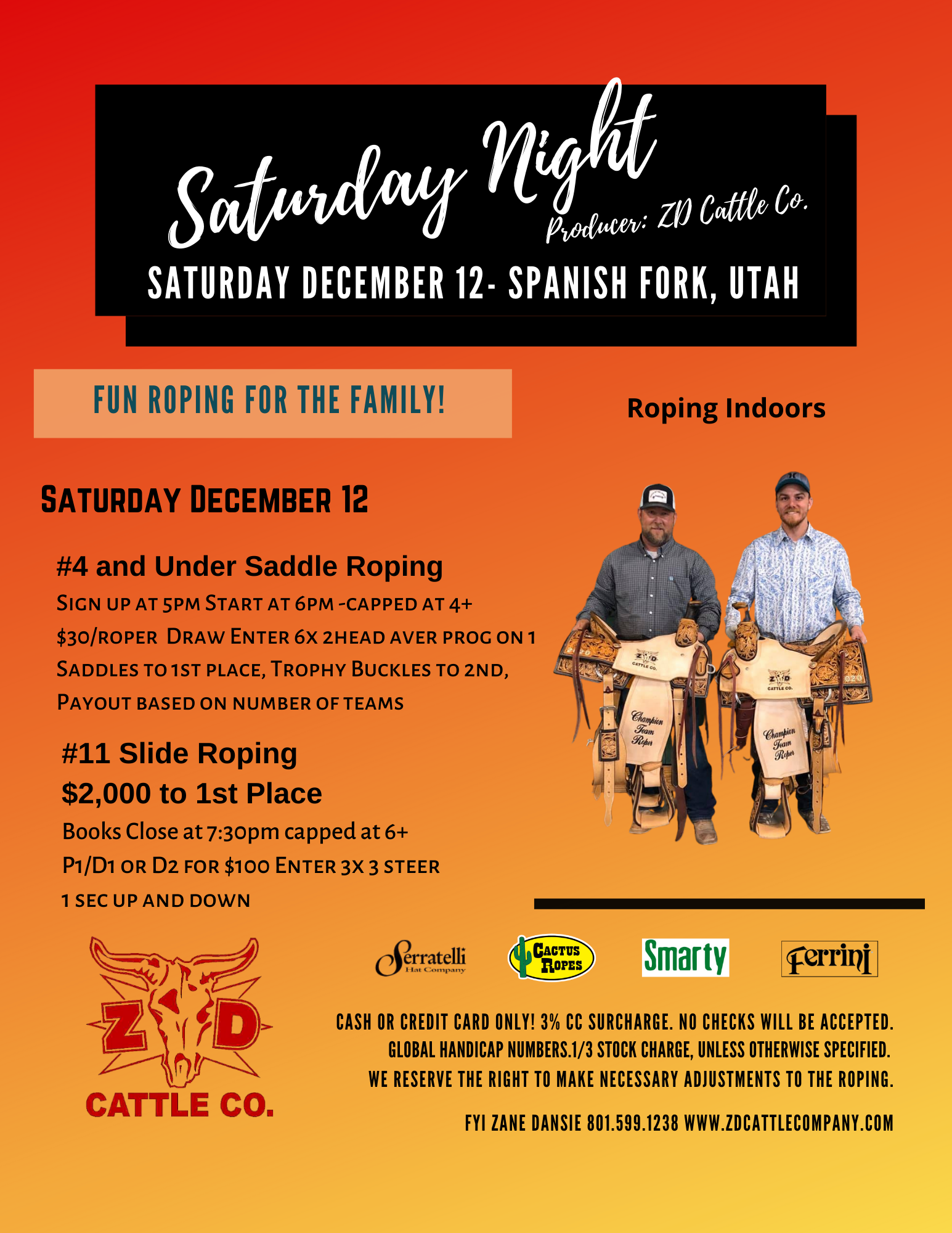 ZD Team Roping - ZD Cattle & Events