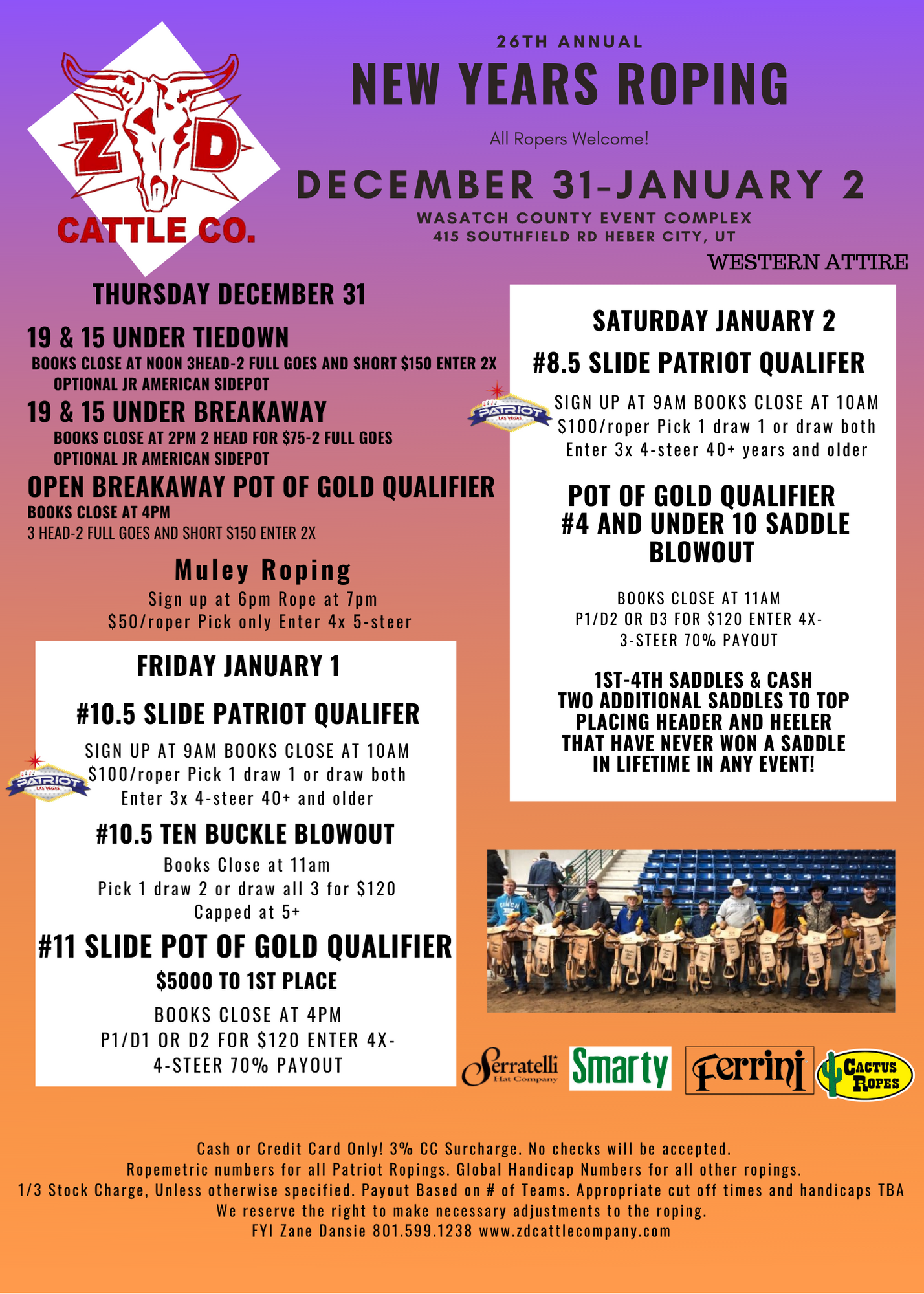 ZD Team Roping - ZD Cattle & Events