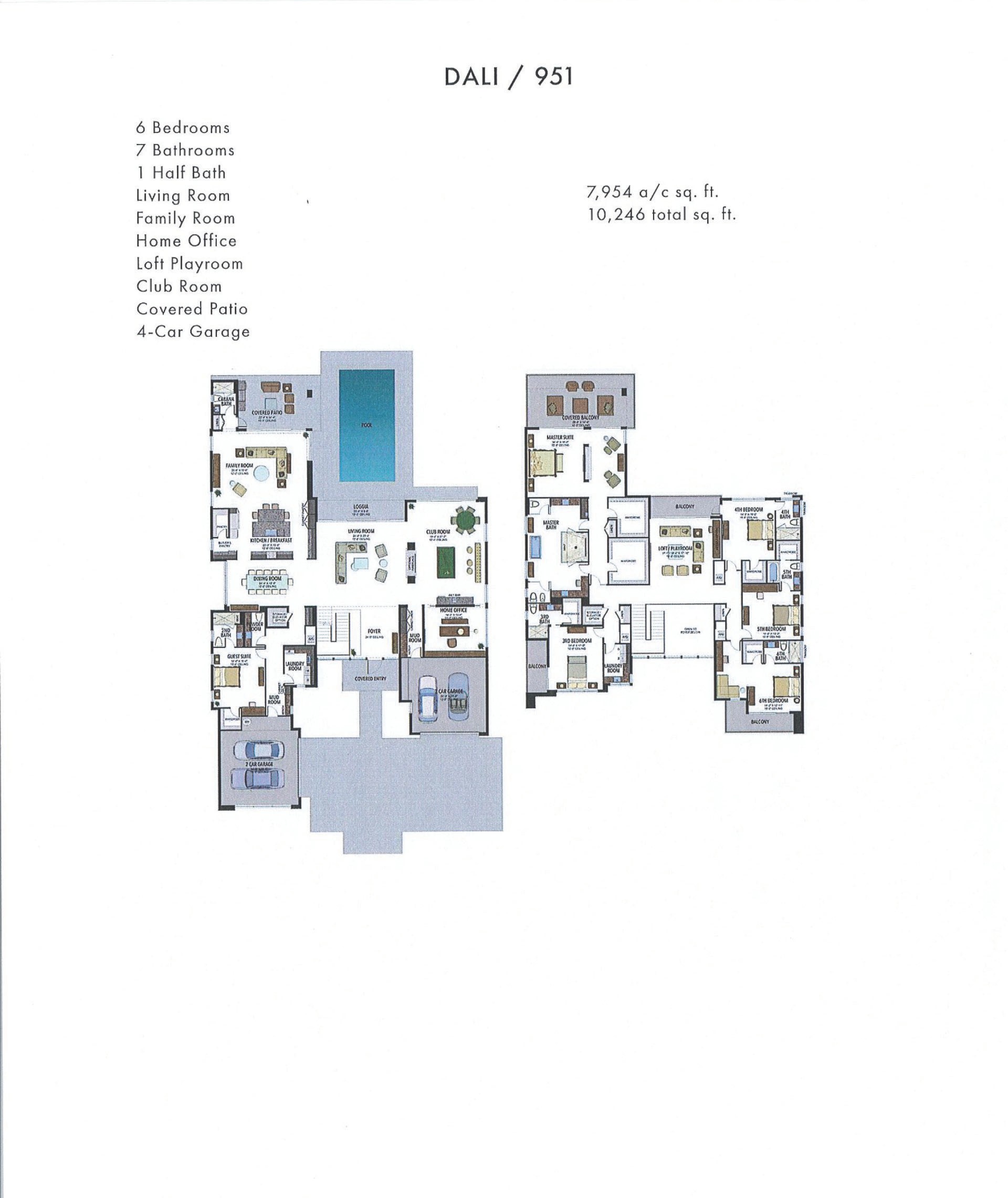 Boca Bridges Dali — Modern — historical plan sheet