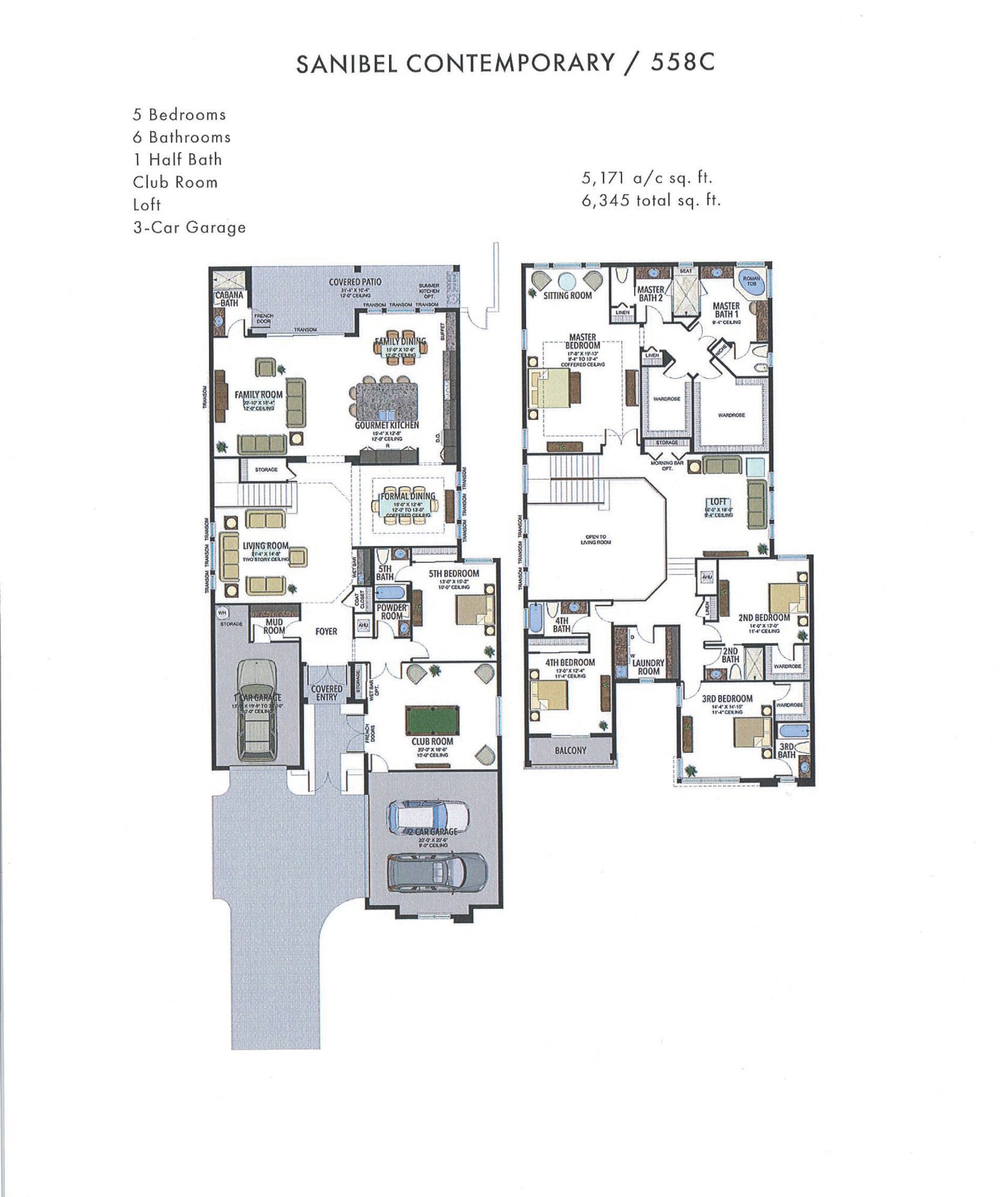 Boca Bridges Sanibel — Contemporary — historical plan sheet