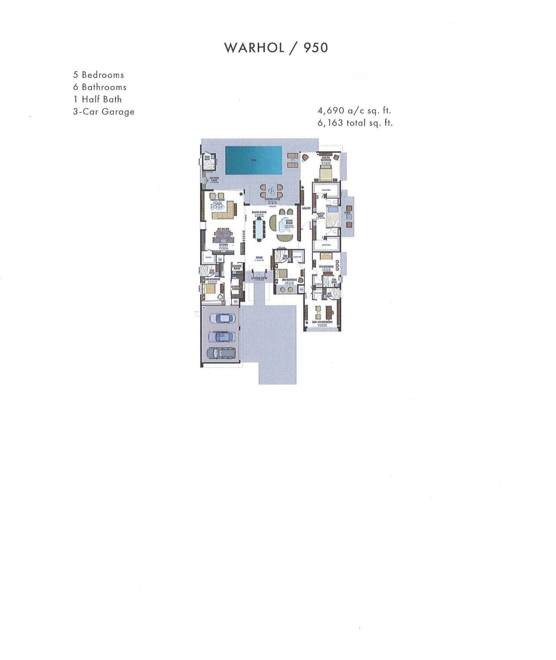 Boca Bridges Warhol — Modern — historical plan sheet