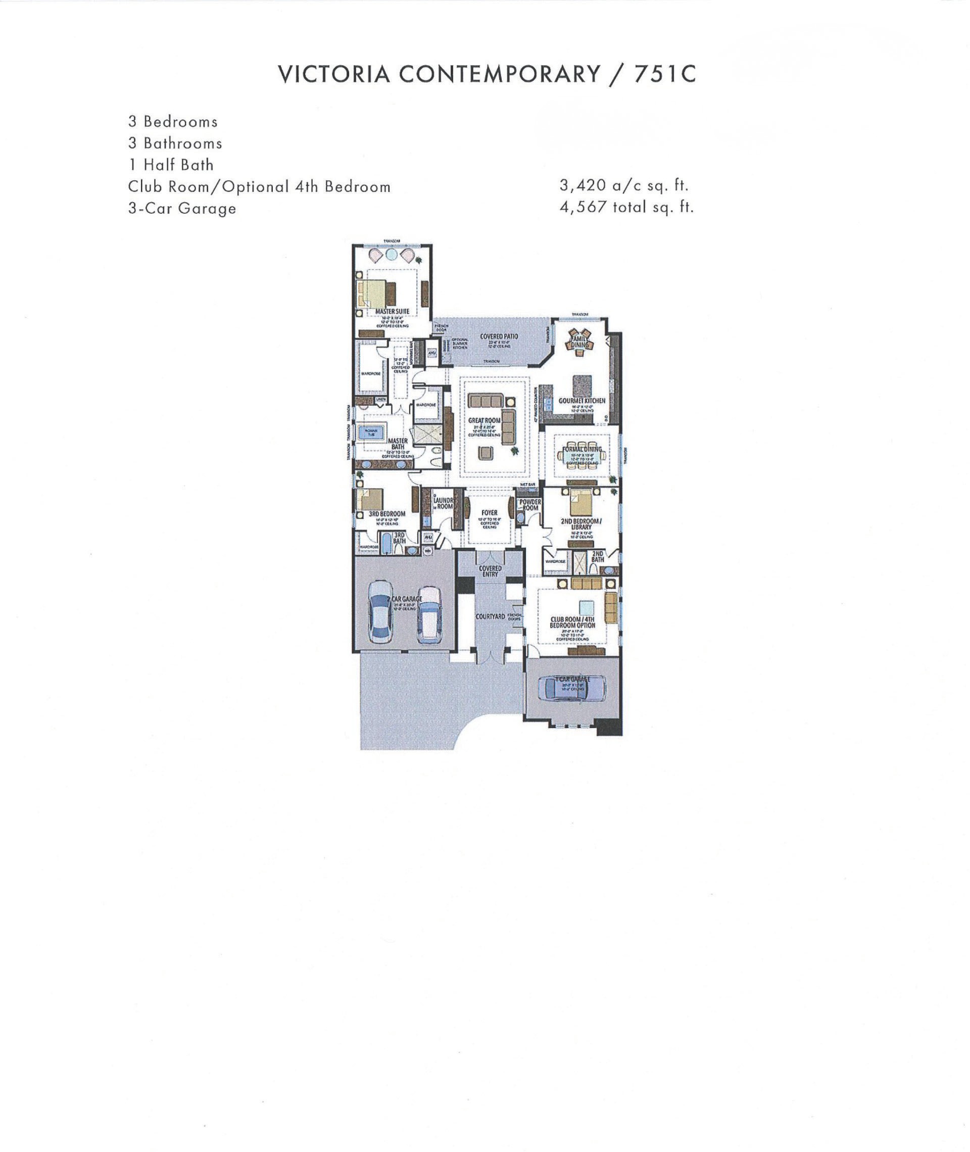 Boca Bridges Victoria — Contemporary — historical plan sheet