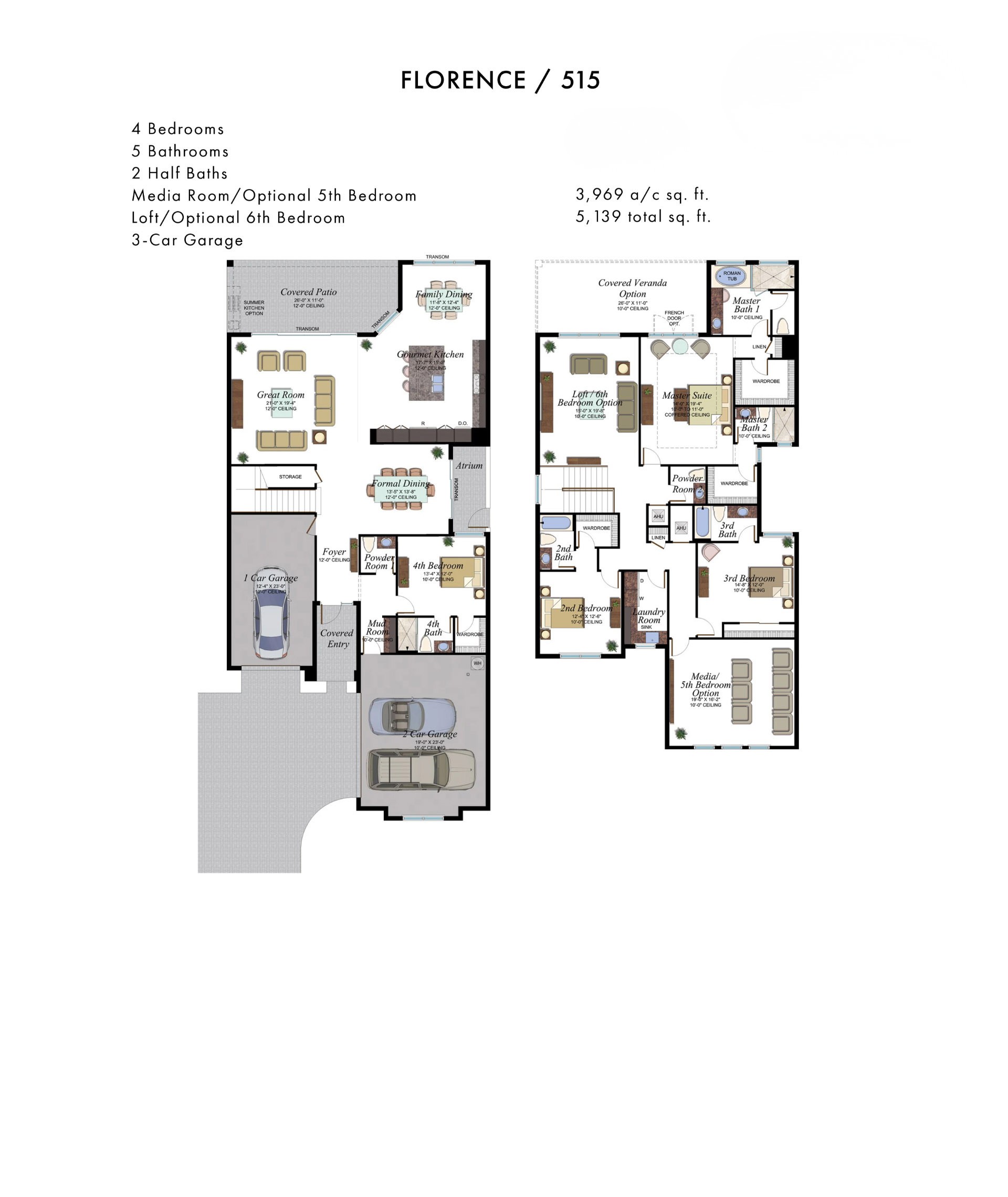 Boca Bridges Florence — Mediterranean / Transitional — historical plan sheet