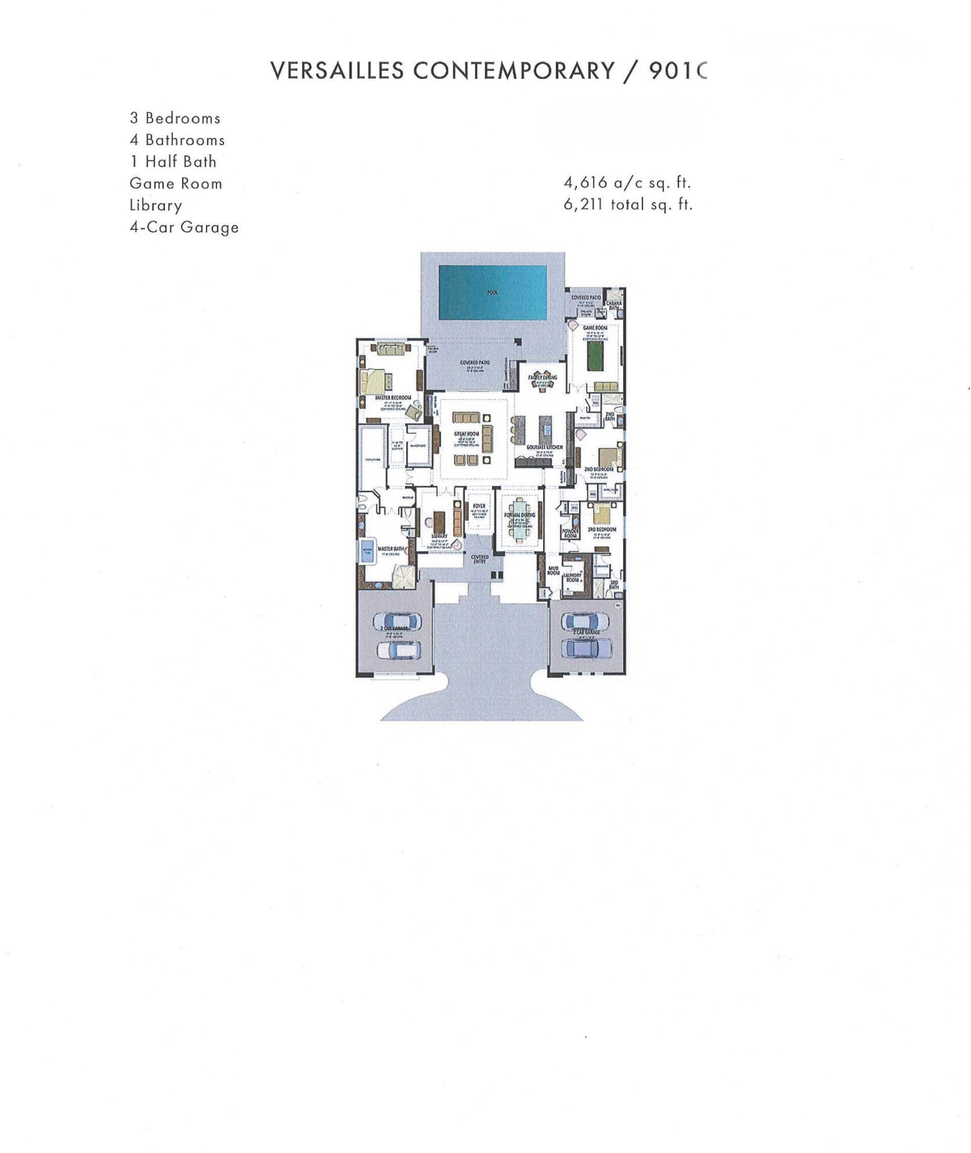 Boca Bridges Versailles — Contemporary — historical plan sheet